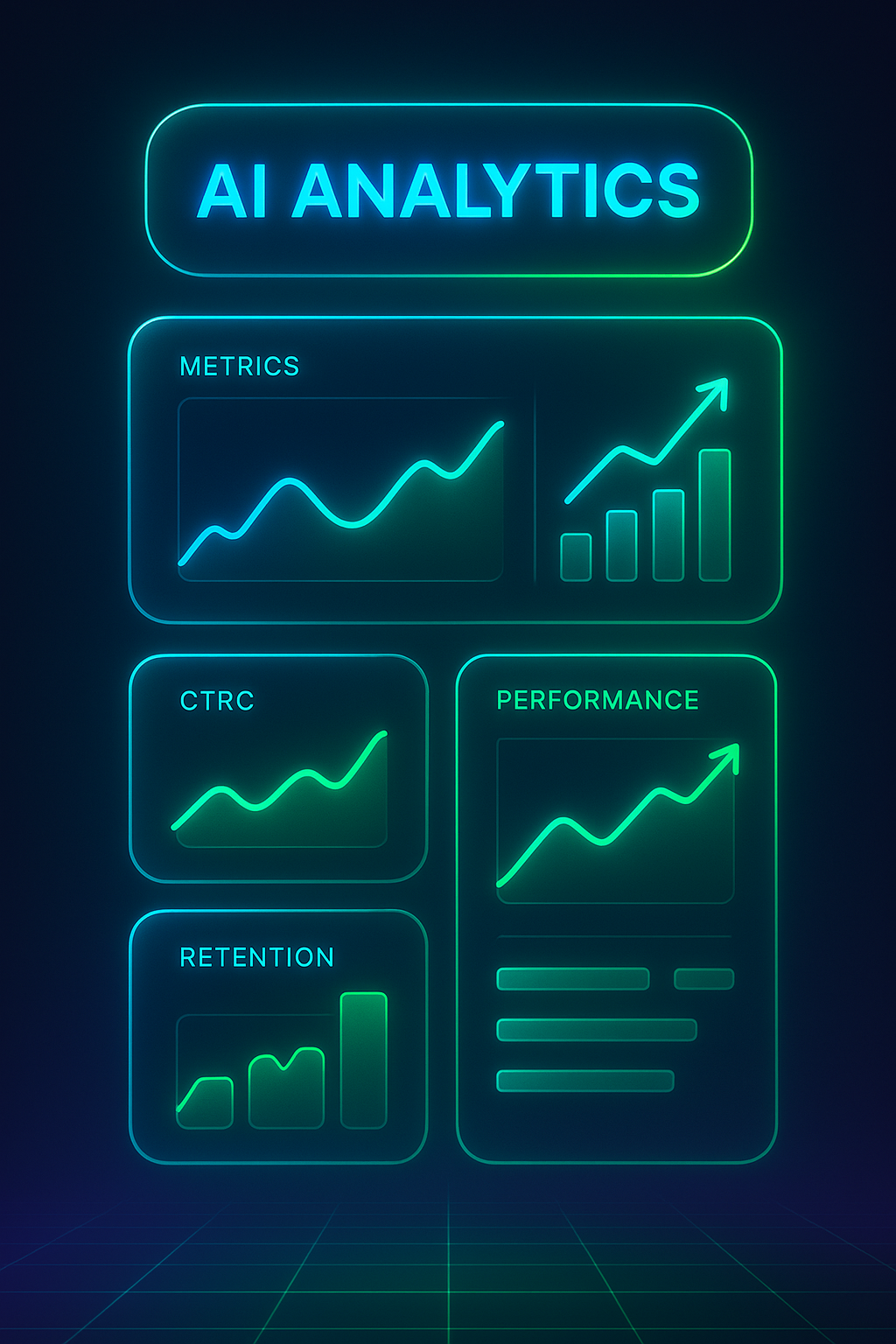 AI Analytics Dashboard mit Real-time Metrics und Performance-Tracking