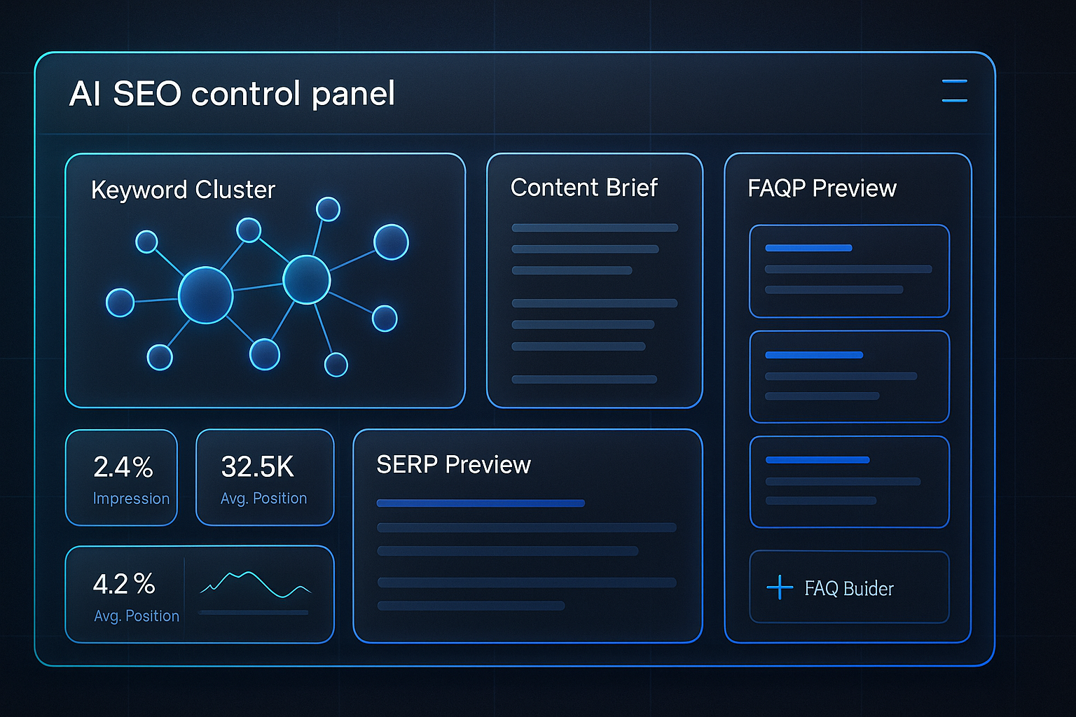 AI für SEO – Keyword-Cluster, Content-Briefings, Rich Snippets und FAQ-Optimierung
